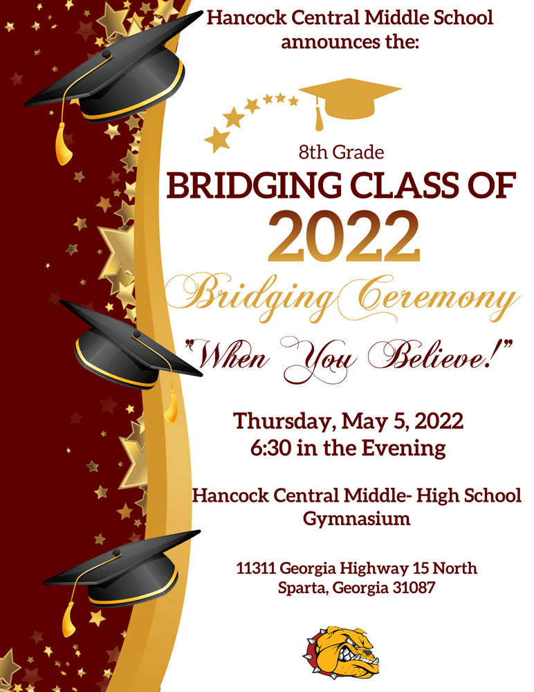 HCMS To Host 8th Grade Bridging Ceremony