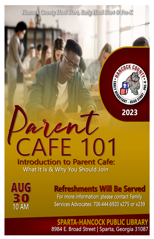 August 2023 Parent Cafe